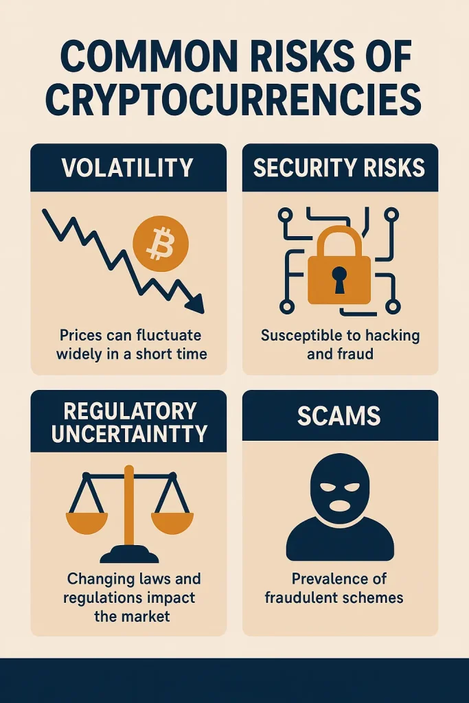 مخاطر العملات الرقمية