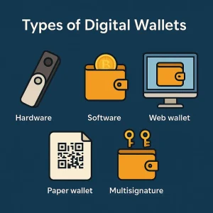 أنواع المحافظ الرقمية