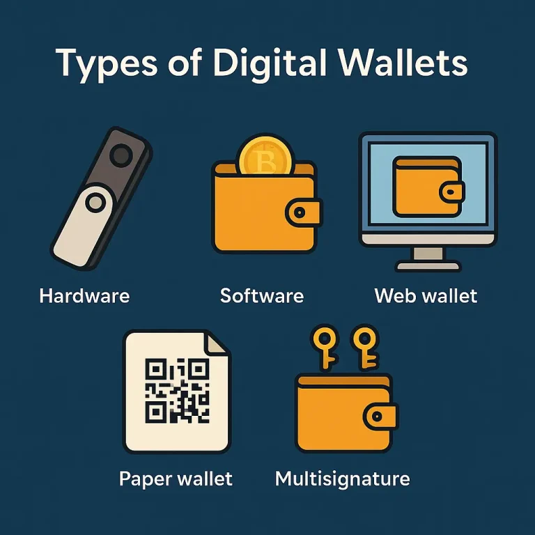 أنواع المحافظ الرقمية