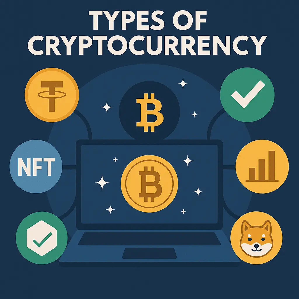 انواع العملات الرقمية