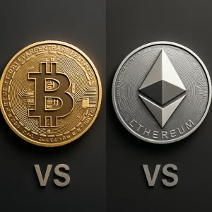 الفرق بين BTC و ETH