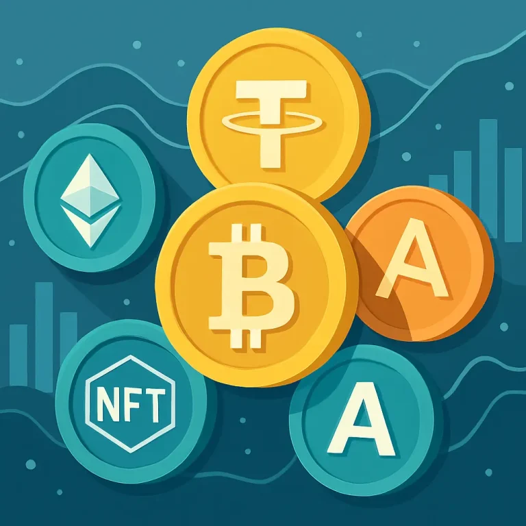 انواع العملات الرقمية