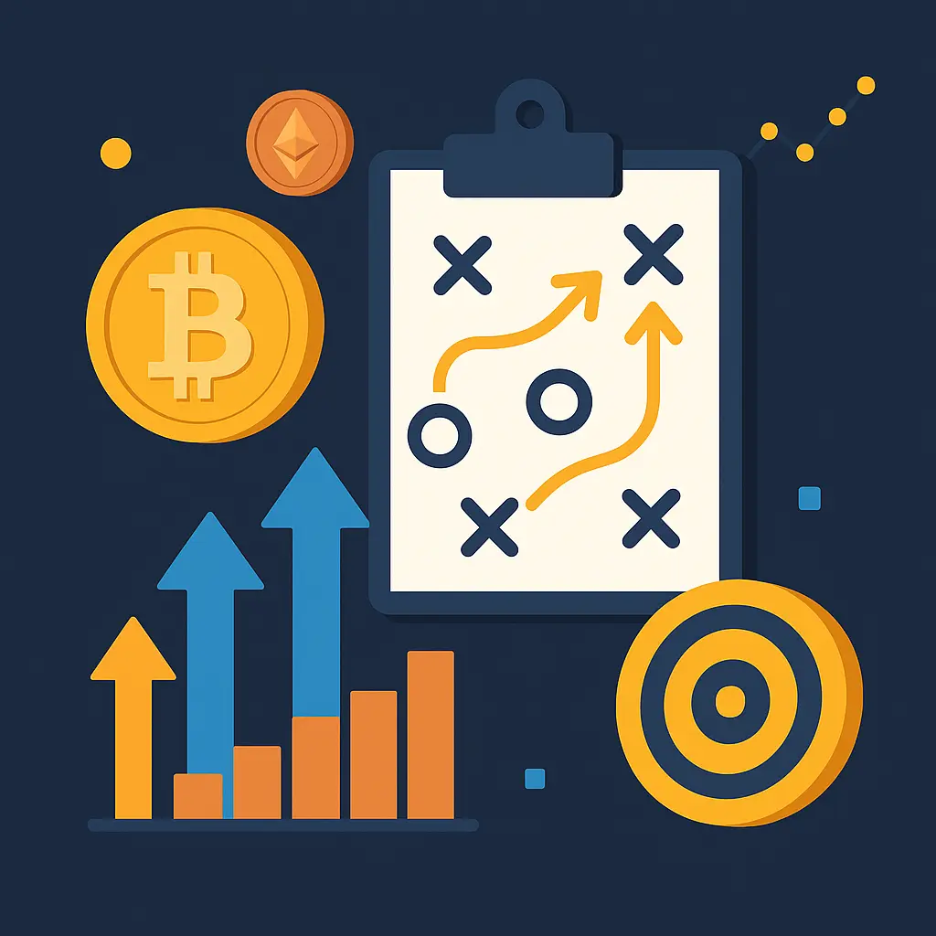 استراتيجيات التداول بالعملات الرقمية
